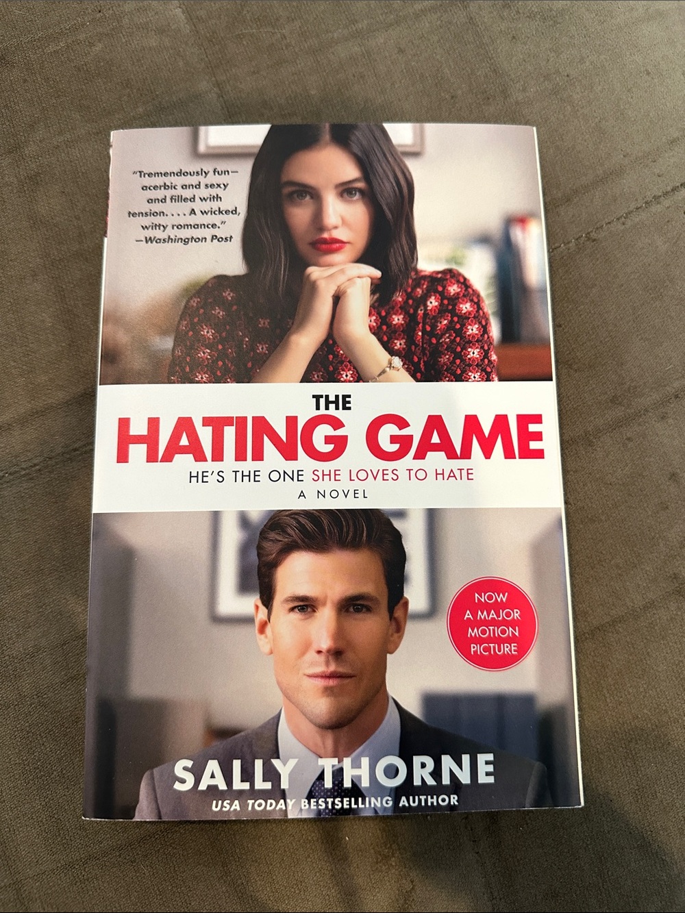 Avon Paperback - Red, White & Black Cover: The Hating Game